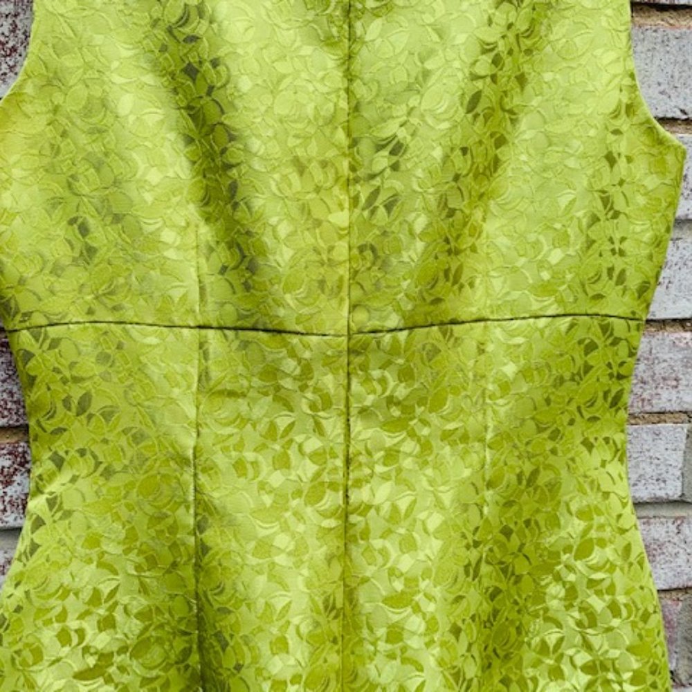 🎉HP🎉Citrine green Tahari dress size 8  - NWT - Picture 9 of 16